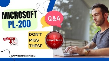 PL-200 | Important Exam Questions | Microsoft Power Platform Functional Consultant | Exam Cram | PDF