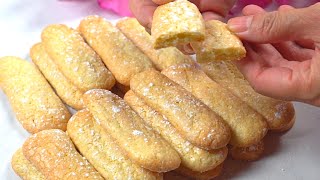 Quick Cookies in 5 Minutes! Only Flour, Sugar and 2 Eggs! Easy Cookies Recipe!