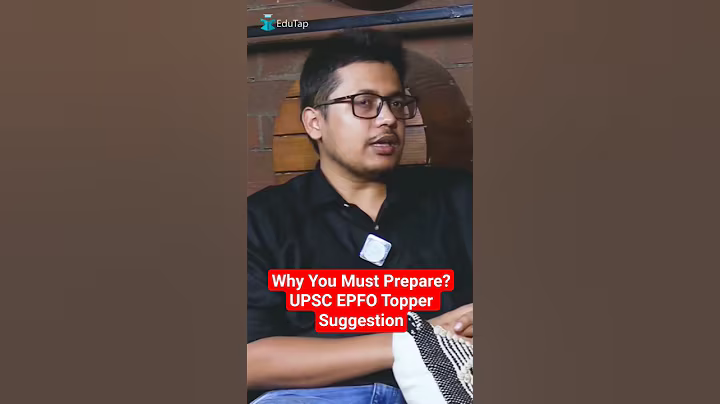 Why Prepare for UPSC EPFO Exam 2025 | UPSC EPFO Topper Preparation Strategy & Tips for EO/AO/APFC