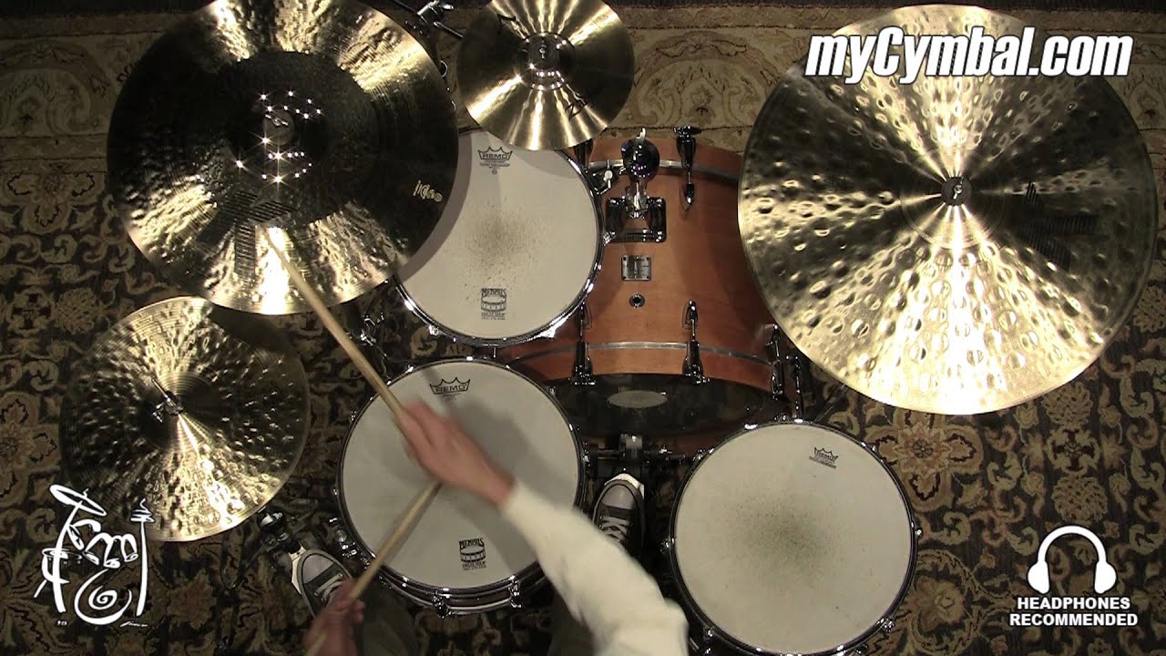 Zildjian 19 K Custom Hybrid Crash Cymbal Played By Tom Lonardo Zildjian 19 K Custom Hybrid Crash Cymbal Played By Tom Lonardo 1706g K1219 1121815x