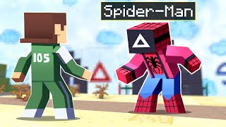 Squid Game Vs Superheroes In Minecraft