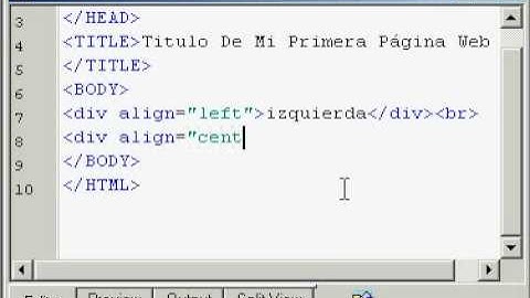 HTML Básico - Alineación