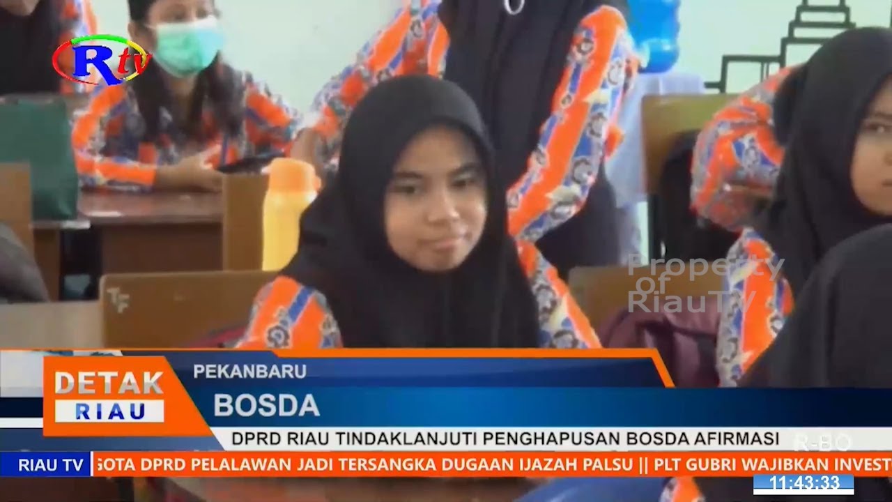DPRD RIAU TINDAKLANJUTI PENGHAPUSAN BOSDA AFIRMASI - YouTube