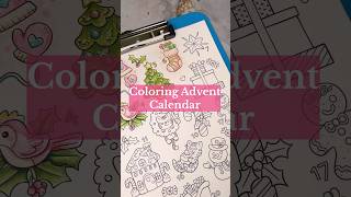 Christmas Coloring Countdown - Day 7 Shuttle Art Pencils