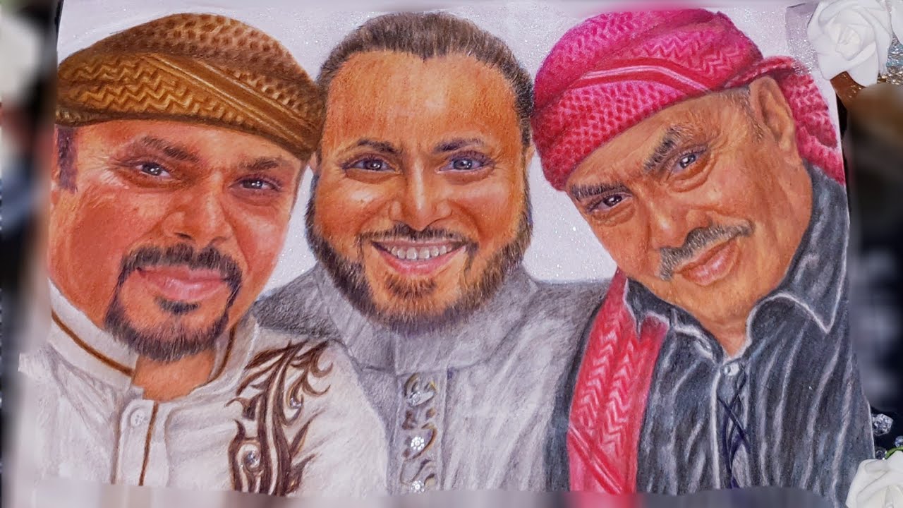 Realistic colored pencils drawing - yemeni theme