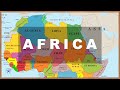 Map of africa countries  capitals with photos and national flags learn geography 03