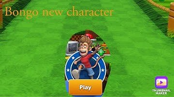 Sonic Dash Bongo new character gameplay.