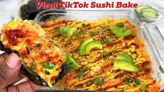 HOW TO MAKE THE VIRAL TIKTOK SUSHI BAKE!