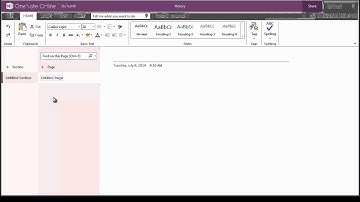 Office 365 - OneDrive: Creating a OneNote Notebook