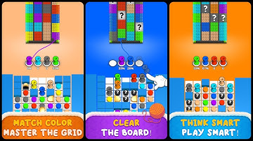 Wool Sort Puzzle: Thread Sort Game Android Gameplay