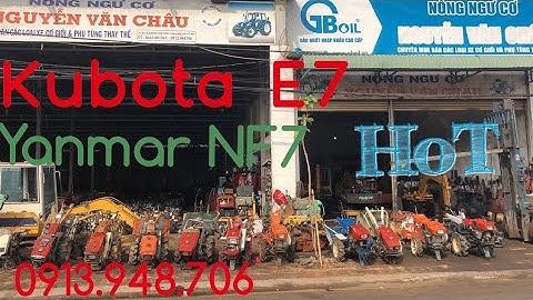 Lô Dàn Xới Tay Kubota E 7 8 9 | Yanmar Nf70 mới Về 12-1-2020 : Cửa Hàng Nông Ngư Cơ Nguyễn Văn Châu