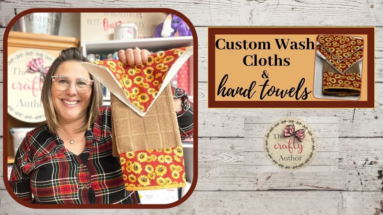 Quick and Easy Custom Wash Cloths & Dollar Tree Towels: Perfect Gifts -  YouTube