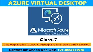 Create Application Groups, Publish Applications and Set Access in Azure Virtual Desktop. screenshot 5