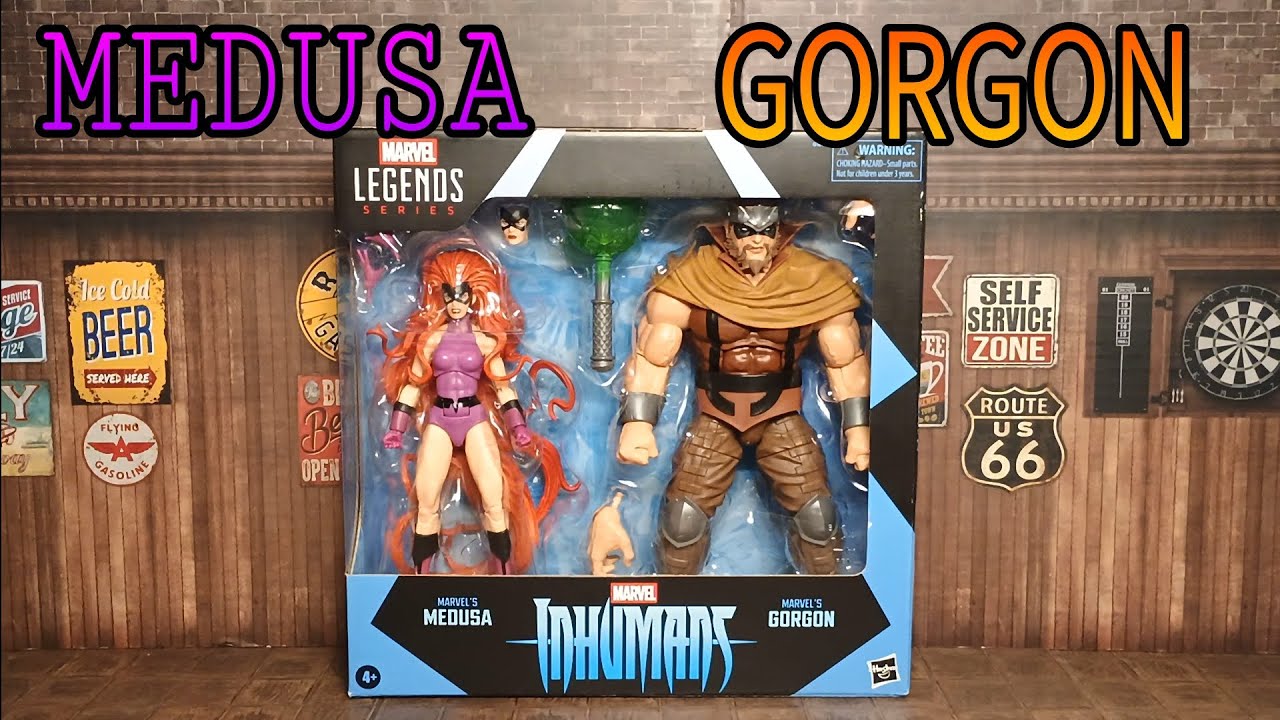 MARVEL LEGENDS INHUMANS 2 PACK MEDUSA AND GORGON REVIEW