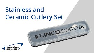 Stainless and Ceramic Cutlery Set from 4imprint