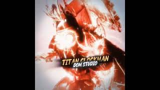 Titan Speakerman #vs Titan Clockman #capcut #edit #shorts #debate #skibiditoilet #whoisstrongest