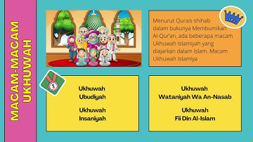 UKHUWAH ISLAMIYAH, SITI AISAH
