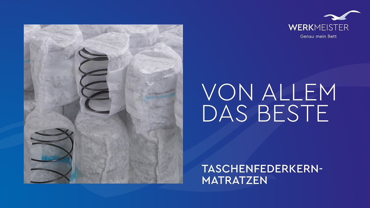 Taschenfederkern-Matratzen von Werkmeister