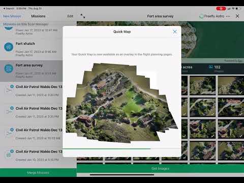 Creating a QuickMap in Site Scan Flight