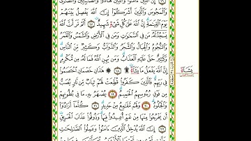 سورة الحج - 22 - قراءة  ابن عامر