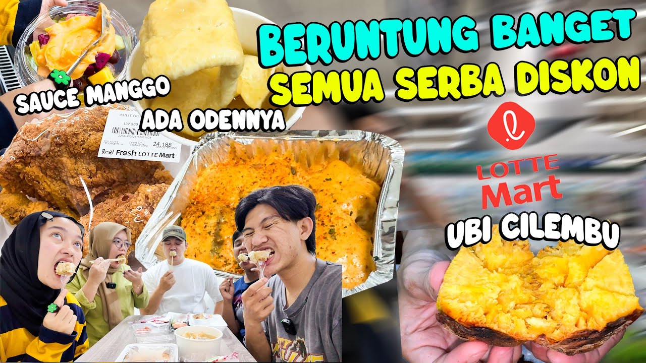 BELI SEMUA MAKANAN YANG ADA DI LOTTE MART !!