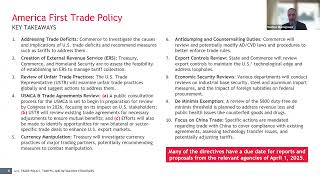 U.S. Trade Policy, Tariffs, and Mitigation Strategies