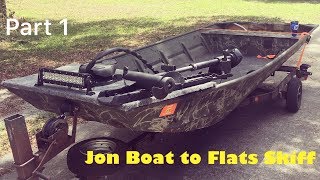 So I bought a Jon Boat about a month back and I