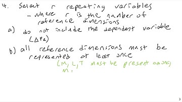 Buckingham Pi Theorems - Fluid Mechanics