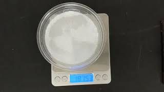 Alka Seltzer Dissolving on a Balance
