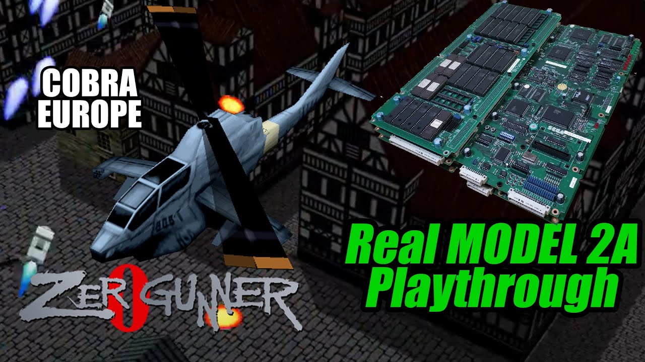 PSIKYO ZERO GUNNER - Real MODEL 2 A-CRX - COBRA - EUROPE