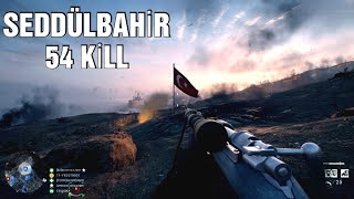 ÖLÜMÜNE SEDDULBAHİR SAVUNMASİ! BATTLEFİELD 1 | 54 KİLL Muazzam Savunma #fyp #keşfet #battlefield