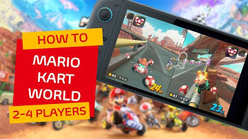 How to Play Mario Kart World 2-4 Players Local Couch Multiplay