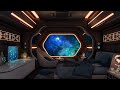Starship sleeping quarters  relaxing 10h space travel  spaceship ambience deep bass for sleep