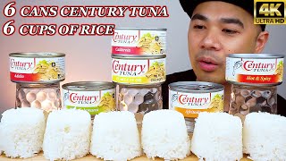 6 CANS OF CENTURY TUNA | 6 Cups Of Rice | Mukbang Philippines | Inspired By @MotherShingoo