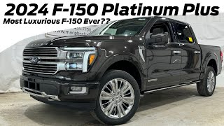 MOST LUXURIOUS F-150 EVER / 2024 Ford F150 Platinum Plus Review by MacPhee Ford 12,124 views 1 month ago 9 minutes