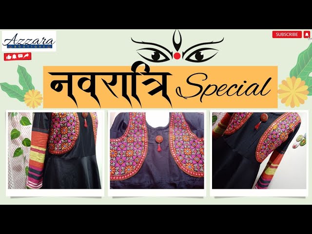 pr yey yey navratri festive wear colourful readymade kurti with skirt