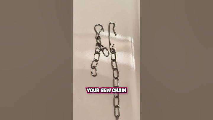 How to Replace a Flapper Chain! 🚽