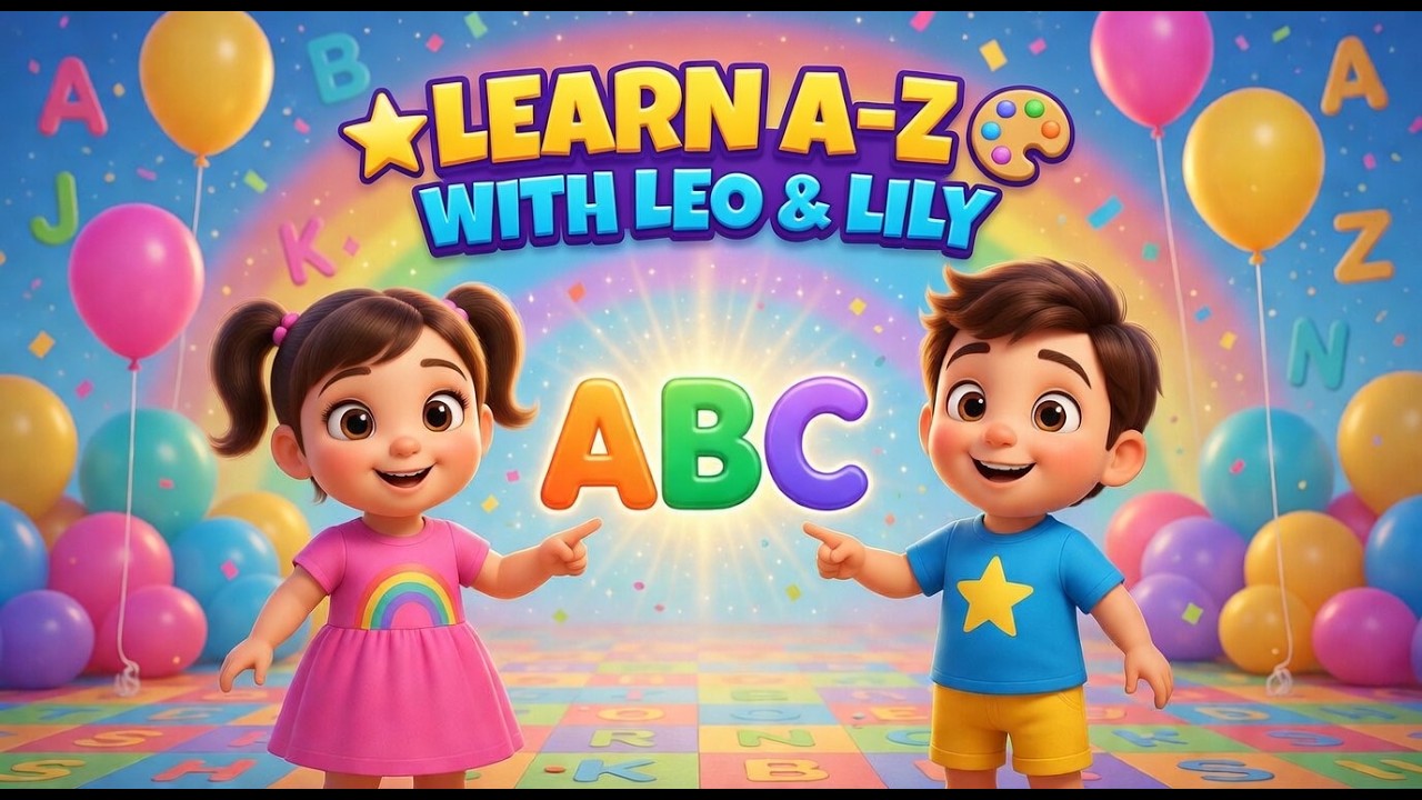 Learn A–Z with Leo & Lily | ABC Alphabet Song for Kids | Preschool ...