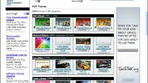 how to get alien psp theme
