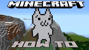 Minecraft ~8 Bit~ HOW TO : ~ Cat Mario ~ ( Tutorial ) /W Killerkev