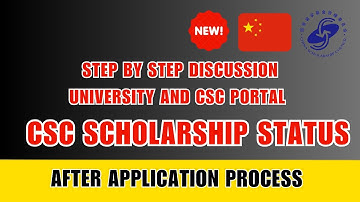 CSC Scholarship Portal Status Information | Submitted | In Progress | Accepted | 2024-2025