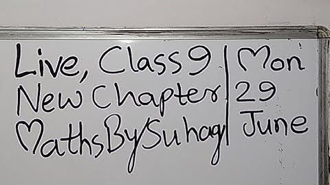 Live Class 9 Probability 2021 Lecture 1 New Chapter Mon 29 June Maths By Suhag Teko Classes