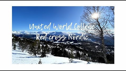 UWC RCN friluftsveke/skiweek 2020