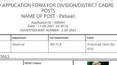 HOW TO EDIT JKSSB APPLICATION FORM~NOTFICATION NO 2 OF 2021~JKSSB JOBS 2021