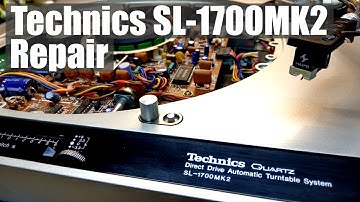 Technics SL-1700MK2 Turntable Repair