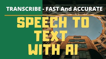 Transcription: Best Free Way to Automatically Transcribe Video (Audio to Text)