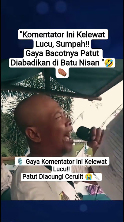 🎙️Komentator Tarkam Ini Gaya Ngomongnya Kelewat Lucu! Bikin Penonton Lupa Nonton Bola, Ngakak Gila!