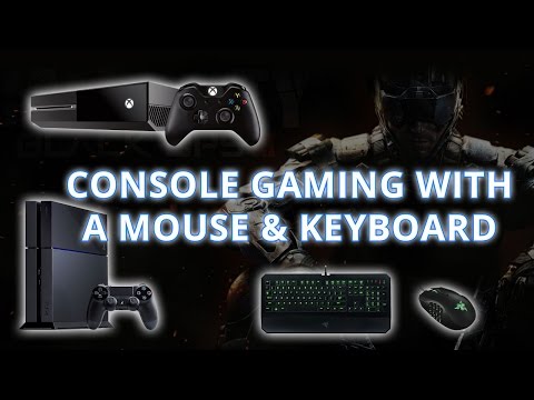 Use Keyboard & Mouse with a Games Console PS4 Xbox One