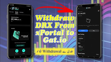 How to Withdraw DRX from xPortal | DoctorX (DRX) Ko Kaisy Exchange pr Withdraw Karain