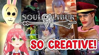 Miko can't stop laughing every time she meets funny characters in Soul Calibur VI